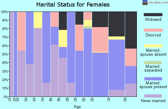 Zip code 31328 marital status for females