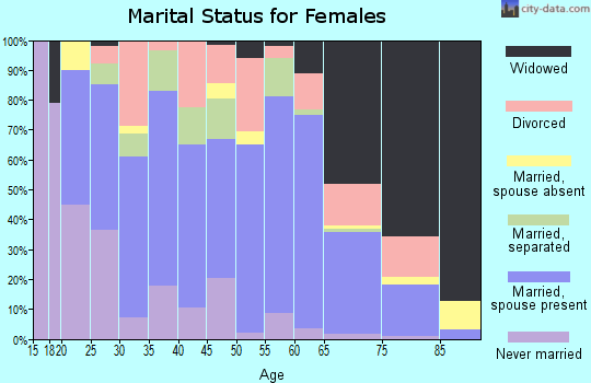 Zip code 31513 marital status for females