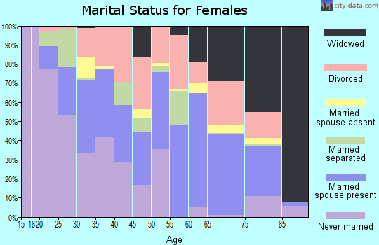 Zip code 31533 marital status for females