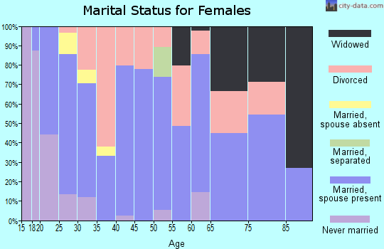 Zip code 31560 marital status for females