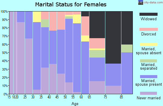 Zip code 31626 marital status for females
