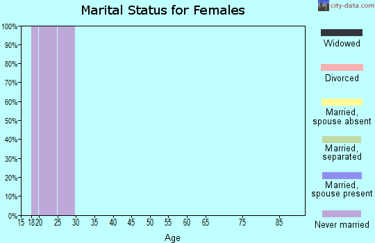 Zip code 31699 marital status for females