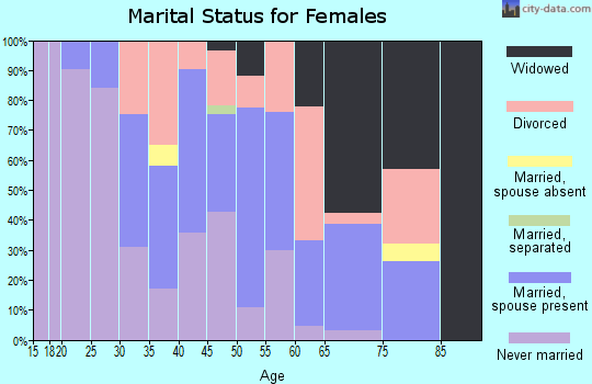Zip code 31714 marital status for females