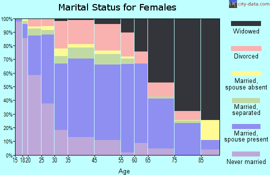 Zip code 31717 marital status for females