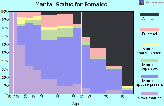 Zip code 31723 marital status for females