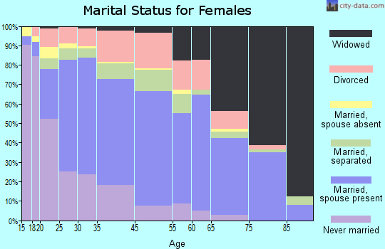 Zip code 31728 marital status for females