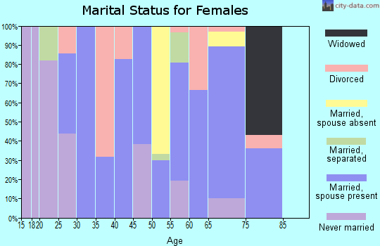 Zip code 31733 marital status for females