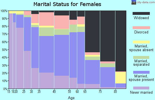 Zip code 31742 marital status for females