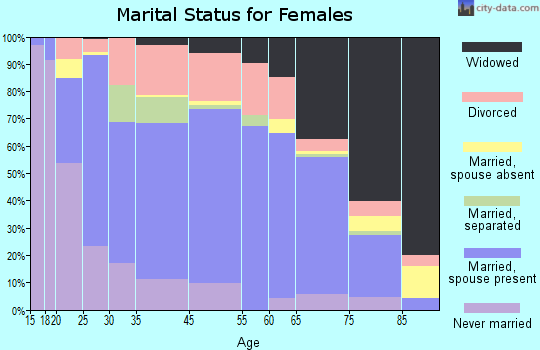 Zip code 31745 marital status for females