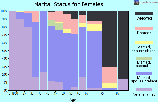 Zip code 33330 marital status for females