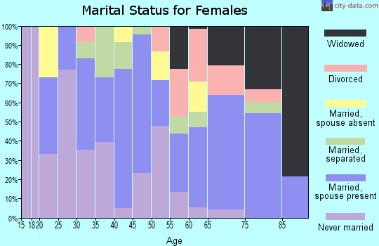 Zip code 33471 marital status for females