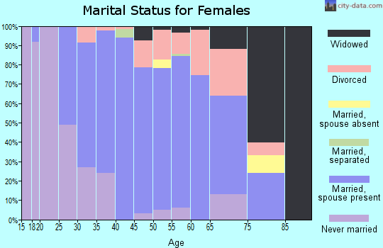Zip code 33478 marital status for females