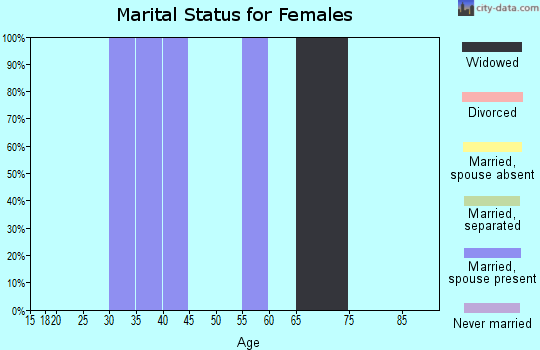 Zip code 34138 marital status for females