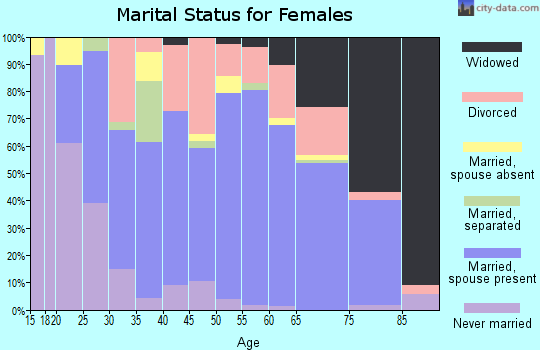 Zip code 37381 marital status for females
