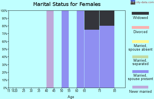 Zip code 38046 marital status for females