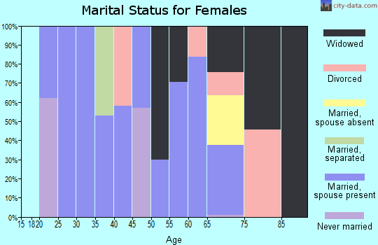 Zip code 39322 marital status for females