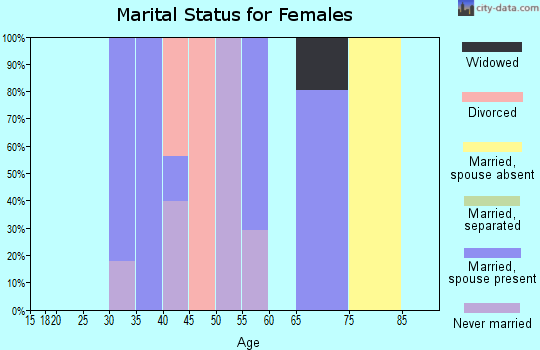 Zip code 39326 marital status for females