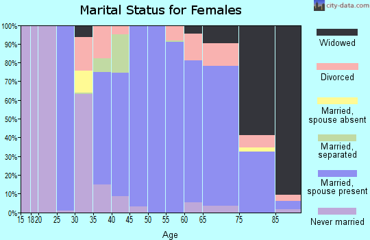 Zip code 39653 marital status for females