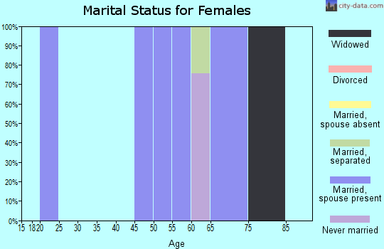 Zip code 39668 marital status for females