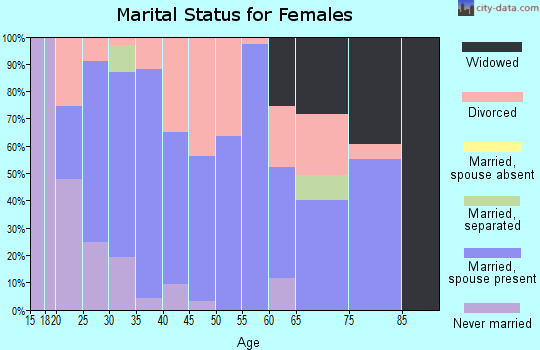 Zip code 39740 marital status for females