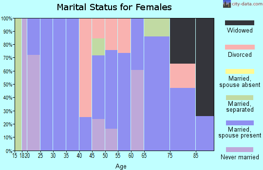 Zip code 39766 marital status for females
