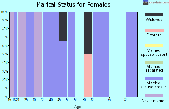 Zip code 39771 marital status for females