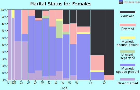 Zip code 41041 marital status for females