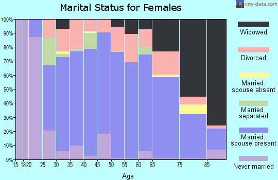 Zip code 41102 marital status for females