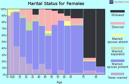 Zip code 41472 marital status for females