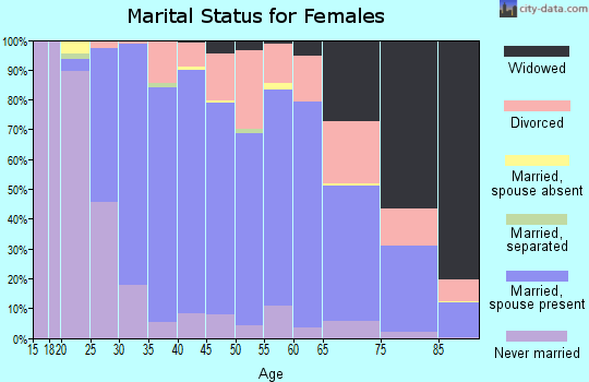 Zip code 48178 marital status for females