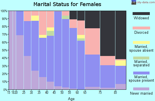 Zip code 49336 marital status for females