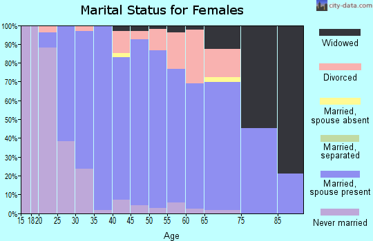 Zip code 53508 marital status for females