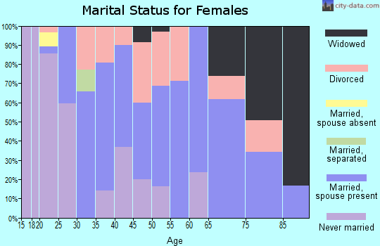 Zip code 53510 marital status for females