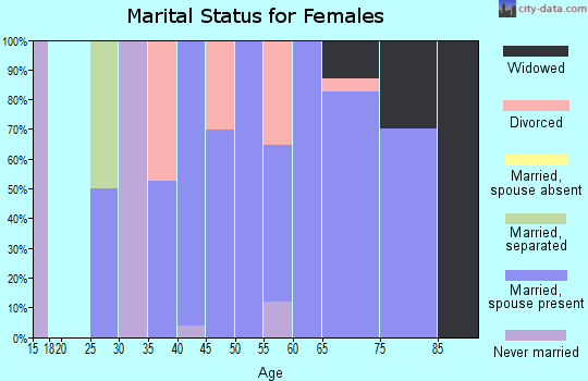 Zip code 54560 marital status for females