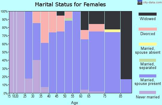 Zip code 56010 marital status for females