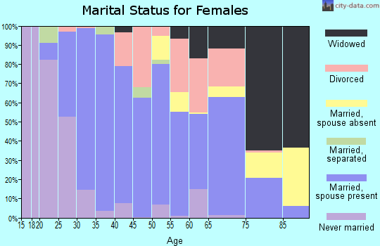 Zip code 56011 marital status for females