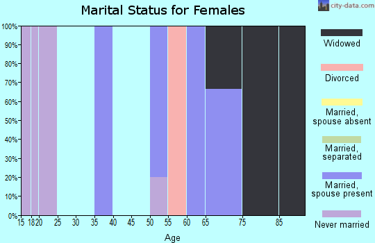 Zip code 56022 marital status for females