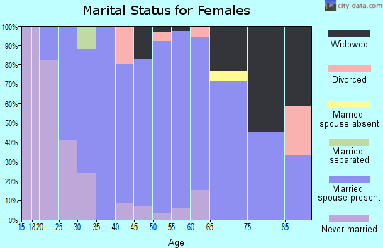 Zip code 56028 marital status for females