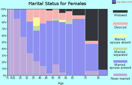 Zip code 56031 marital status for females