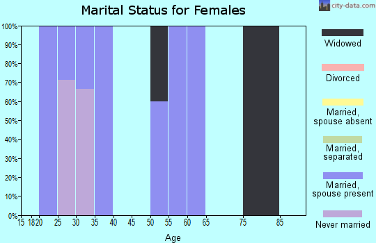 Zip code 56056 marital status for females