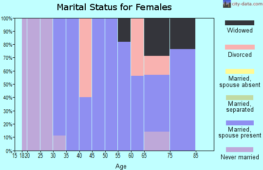 Zip code 56091 marital status for females