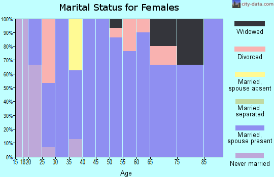 Zip code 56117 marital status for females