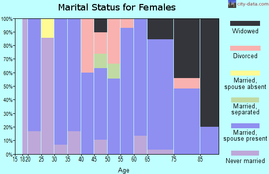 Zip code 56123 marital status for females