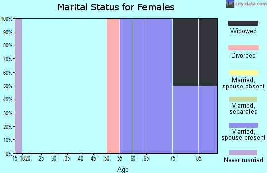 Zip code 56140 marital status for females