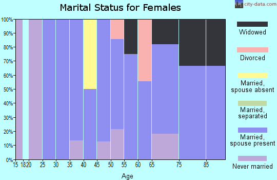 Zip code 56166 marital status for females
