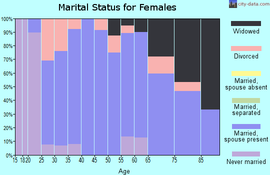 Zip code 56167 marital status for females