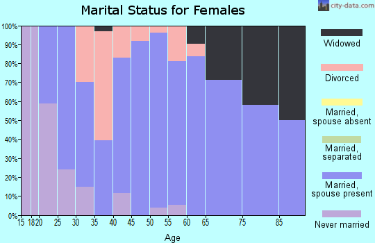 Zip code 56181 marital status for females