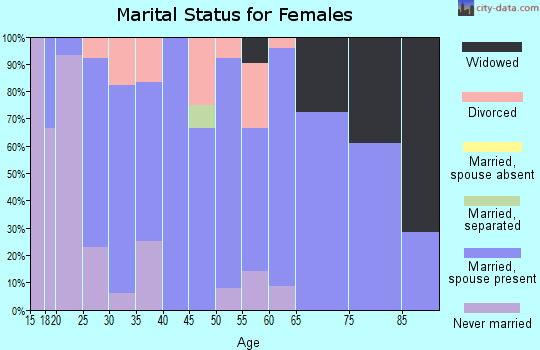 Zip code 56185 marital status for females