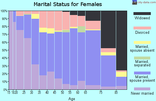 Zip code 56201 marital status for females
