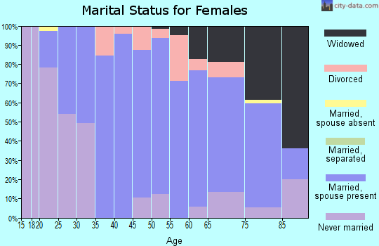 Zip code 56209 marital status for females